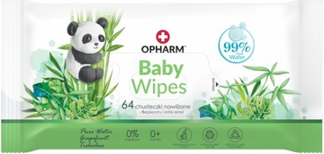 BABY WIPES CHUSTECZKI NAWILŻANE WODĄ 64SZT POLSKIE