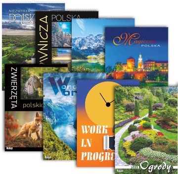 Multi -Panel Calendar 2025 большая стена 13 страниц