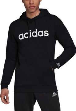 BLUZA MĘSKA ADIDAS ESSENTIALS DRESOWA CZARNA rozmiar M