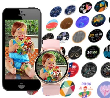 ZEGAREK KOMUNIA SMARTWATCH JĘZYK POLSKI EKG PULS SMS SMART WATCH RUBICON