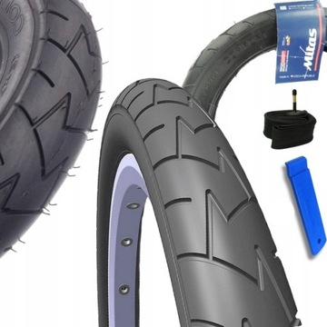 Opona rowerowa 10 x 1,75 x 2 (47-152) + dętka 10 + łyżka Zestaw opony 10