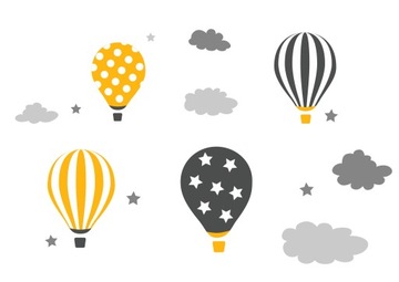 Naklejki na ścianę ścienne dla dzieci Balony Balon