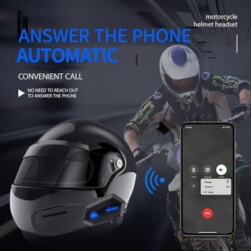 Беспроводная МОТОЦИКЛОВАЯ ГАРНИТУРА M01 Bluetooth 5.0