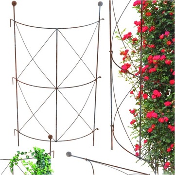 PERGOLA METALOWA TARASOWA OGRODOWA NA RÓŻE KWIATY PNĄCE DRABINKA PODPORA 90