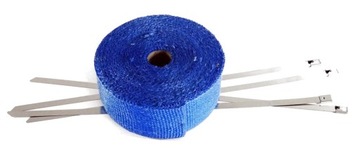 Лента термоизоляционная 10м для температуры выхлопной системы. 450°C - 550°C золото