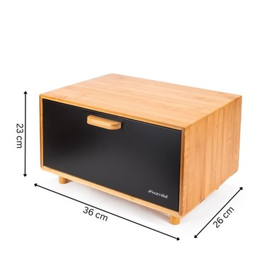 БАМБУКОВЫЙ КОНТЕЙНЕР ДЛЯ ХЛЕБА БУЛОЧКИ СВЕЖИЙ ХЛЕБ KAMILLE