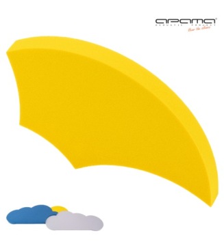 Солнечная акустическая и декоративная панельная губка пена 20x34,5 см гр. 3 см. Аттестации