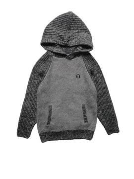 M&Co Sweter chłopięcy z kapturem roz 116 cm