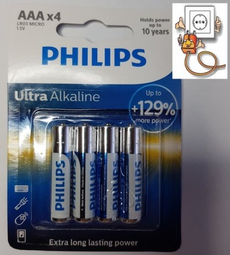 Bateria LR03/AAA 1,5V ULTRA ALKALINE /4szt./