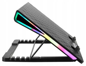 PODKŁADKA CHŁODZĄCA POD LAPTOPA GAMINGOWA RGB LED