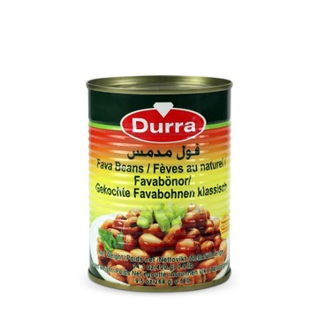 BÓB FOUL MEDAMMES FAVA BEANS 400 g DURRA JORDANIA