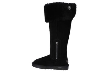 P058 ŚNIEGOWCE EMU BUTY ZIMOWE SKÓRZANE FUTRO B 36