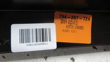 AUDI A8 D3 4E0861325 ROLETA ZADNÍ KUFRU