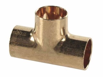 Тройник медный 22 мм 5130