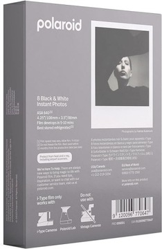 ВСТАВКИ ДЛЯ ЧЕРНО-БЕЛОЙ КАМЕРЫ POLAROID 4,25X3,5 ДЮЙМА 8 ШТ.