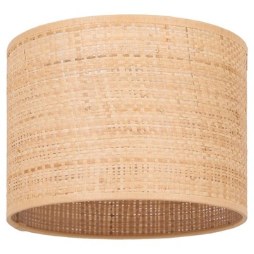 ABAŻUR WALEC DO LAMPY WISZĄCEJ STOJĄCEJ RATAN 20CM