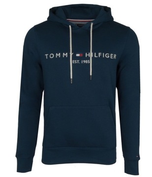 TOMMY HILFIGER bluza męska z kapturem, morska, S