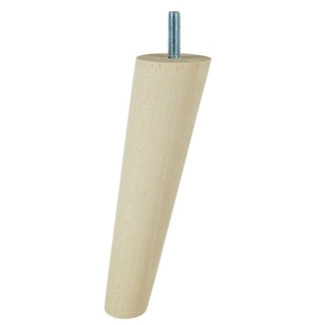 Noga skośna nóżki bukowe 15 cm buk nóżka surowa
