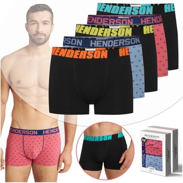 5x Bokserki męskie szorty HENDERSON Core *M