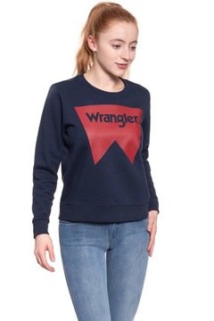 Damska bluza nierozpinana Wrangler LOGO CREW XS