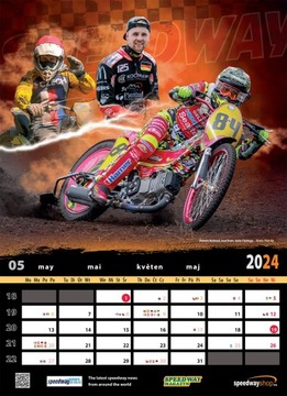 KALENDARZ ŻUŻLOWY 2024 kalendarz speedway żużel - II okładka