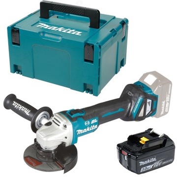 Makita Aku Szlifierka Tarczowa DGA513ZJ 1 x 3AH