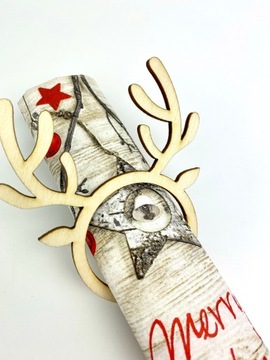 Набор колец для салфеток, 6 деревянных КОЛЬЦЕВ.