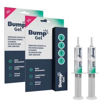 BUMP GEL Trutka na mrówki prusaki karaluchy pająki - Żel w strzykawce x 2