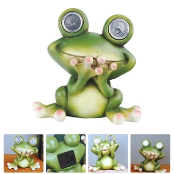 Лягушка Солнечная Лампа Статуя Наружного Украшения