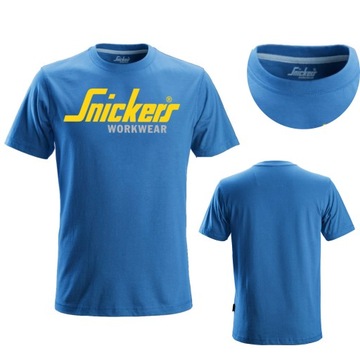 Koszulka męska T-shirt Snickers Fan Edition Niebieska Snickers Workwear L