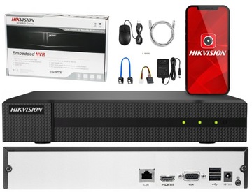 REJESTRATOR HIKVISION IP DO 6Mpx HWN-2104MH H.265