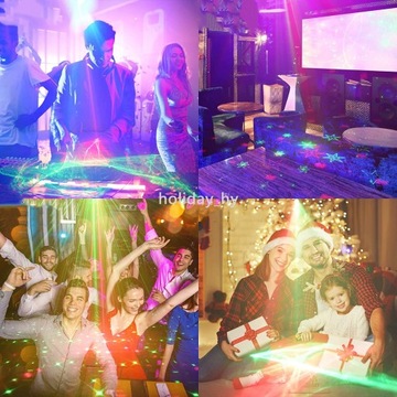 Лазерные фонари Mini Usb Party с 8 отверстиями