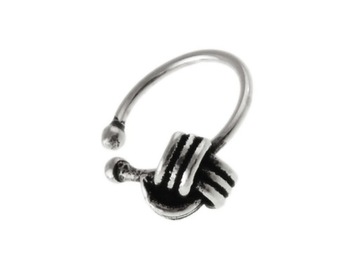 NAUSZNICA PĘTELKA MOTEK ZACISK kn068