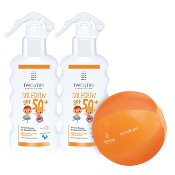 Iwostin Solecrin Spray dla dzieci SPF 50+ x2 + GRATIS