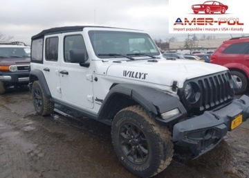 Jeep 2021 Jeep Wrangler 2021r., Unlimited Willys, od ubezpieczalni 3.6 Benzyna 385KM