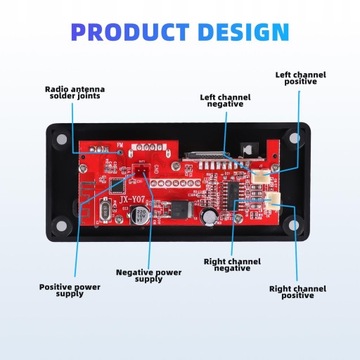 Bluetooth MP3 disc, with amplifier, radio