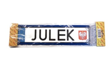 PROPORCZYK tablica imienna JULEK TIR BUS