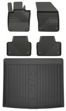 Set 77 Gumové rohože a rohože Volvo S60 3 od roku 2018