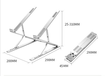 Подставка VAZIO Алюминиевая подставка серебристого цвета для ноутбука Macbook iPad (N8-S)