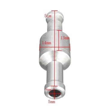 8 mm mm Jednokierunkowy zawór zwrotny Inline Paliw