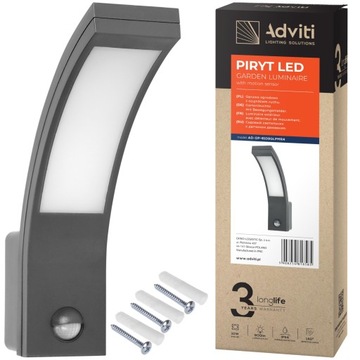 Lampa Zewnętrzna Elewacyjna Czujnik Ruchu LED 10W