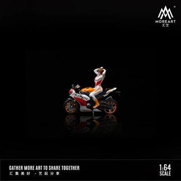 *Pre Order:Shipped On December *More Art1:64 Racing Motorcycle Model Set,