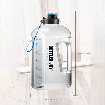 WATER JUG GALLON KANISTER 1,5L NIE PRZECIEKA KANISTER BUTELKA NA SIŁOWNIĘ