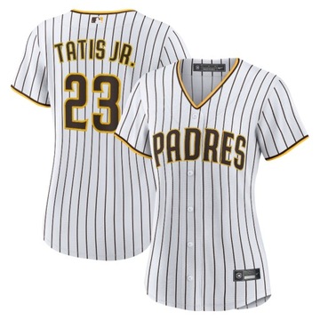 Biało-brązowa replika koszulki zawodnika Tat-s Jr. San Diego Padres, 3XL