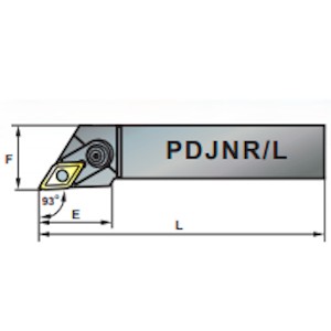 NÓŻ TOKARSKI SKŁADANY PDJNL 4032-15 /PAFANA/