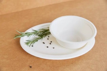 Miseczka Miska Flaczarka PULPA TRZCINY CUKROWEJ EKO BIAŁA 500ML 50 szt