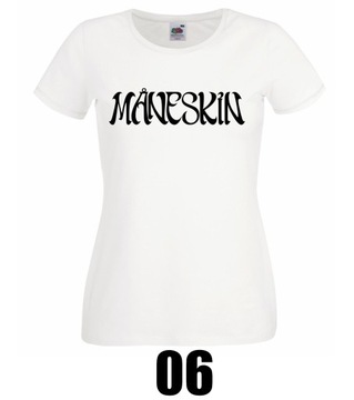 MANESKIN Женская футболка в подарок 7 ДИЗАЙНОВ