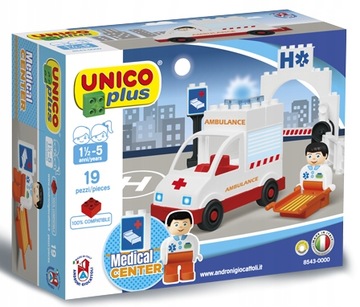Klocki Karetka Ambulans Kompatybilne UNICO 8543