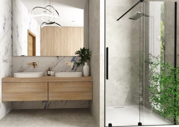 3D визуализация дизайна ванной комнаты