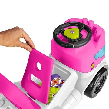 Коляска Feber Ride-On Walker, ящик для хранения автомобиля скорой помощи 3в1